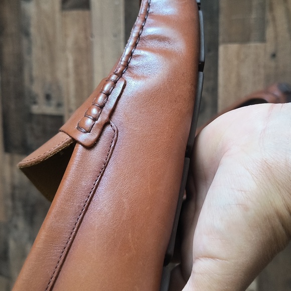 Vince Camuto Esmail Driving Loafer Cognac Sz 12 Men - Picture 12 of 17